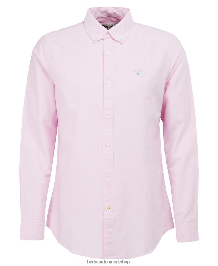 klassisk pink oxford skræddersyet skjorte BR2BR2357 Mænd Barbour tøj