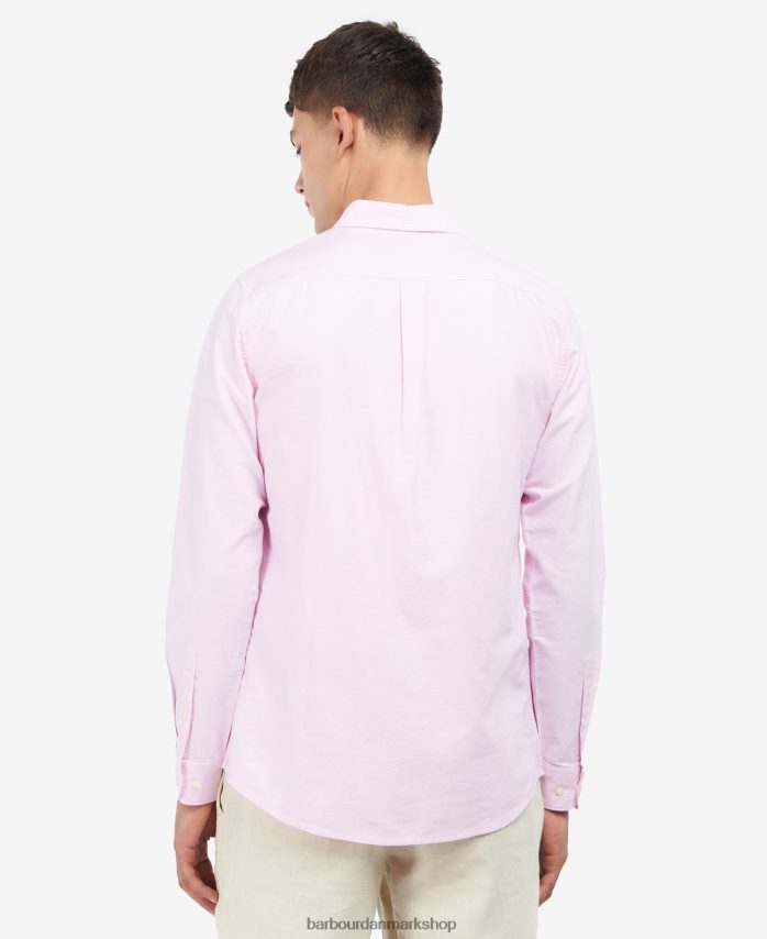 klassisk pink oxford skræddersyet skjorte BR2BR2357 Mænd Barbour tøj