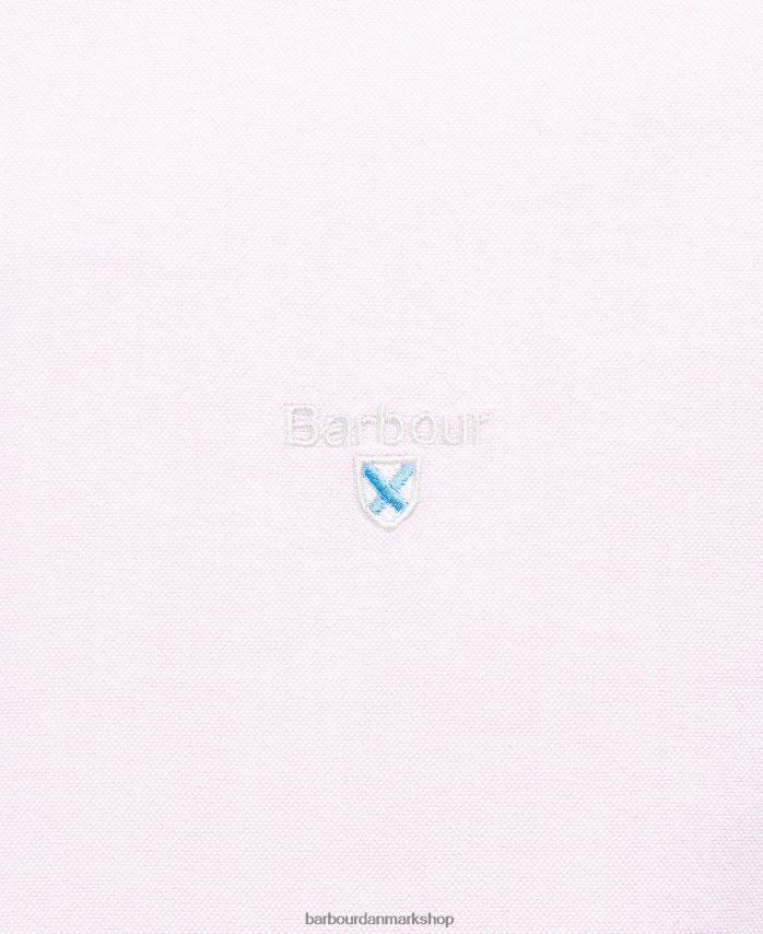 klassisk pink oxford skræddersyet skjorte BR2BR2357 Mænd Barbour tøj