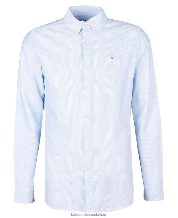 klassisk pink stribet oxford skræddersyet skjorte BR2BR2453 Mænd Barbour tøj