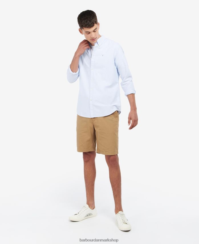 klassisk pink stribet oxford skræddersyet skjorte BR2BR2453 Mænd Barbour tøj