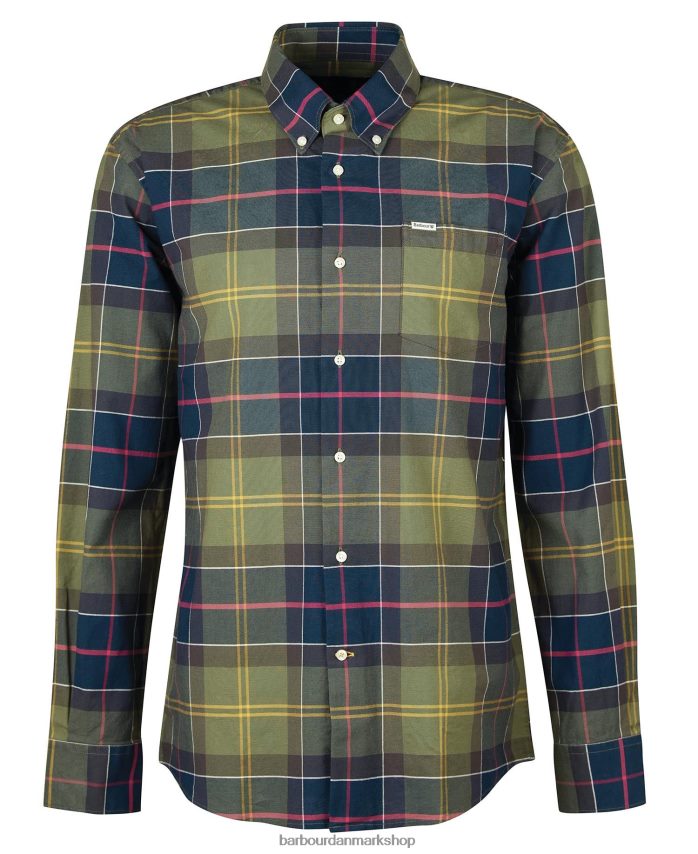 klassisk tartan eden almindelig tartan skjorte BR2BR2386 Mænd Barbour tøj