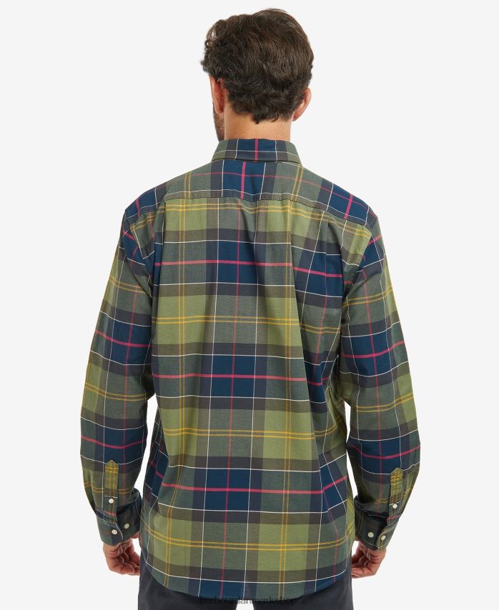 klassisk tartan eden almindelig tartan skjorte BR2BR2386 Mænd Barbour tøj