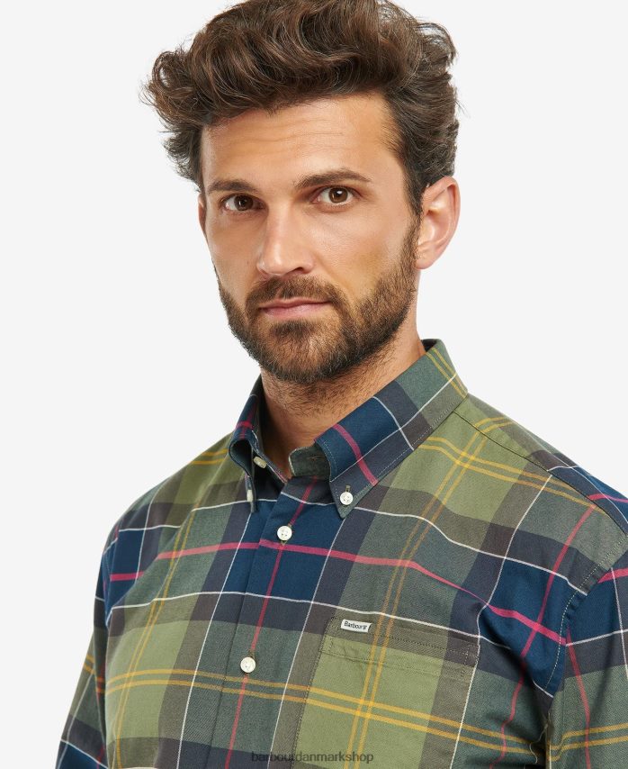klassisk tartan eden almindelig tartan skjorte BR2BR2386 Mænd Barbour tøj
