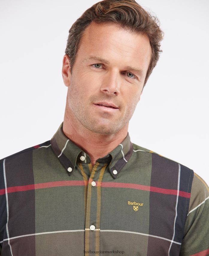 klassisk tartan sutherland skræddersyet skjorte BR2BR2303 Mænd Barbour tøj