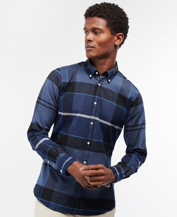 klassisk tartan sutherland skræddersyet skjorte BR2BR2374 Mænd Barbour tøj