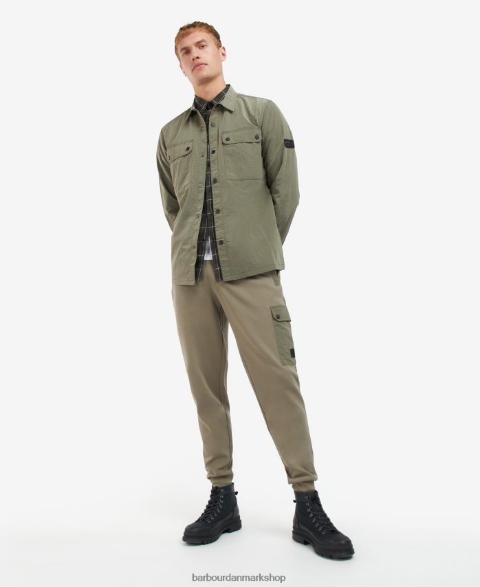 mørk champignon spencer overtrøje BR2BR2483 Mænd Barbour tøj