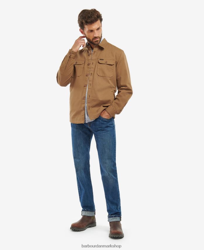 mørkt sand rydale overtrøje BR2BR2294 Mænd Barbour tøj