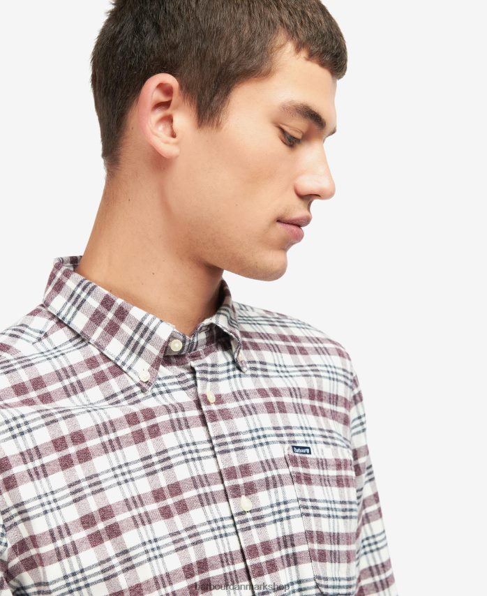 mellemblå waldon skræddersyet skjorte BR2BR2532 Mænd Barbour tøj