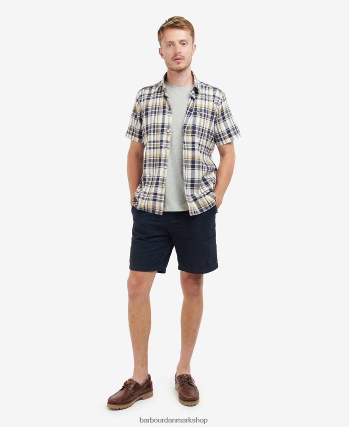 oliven bodmin kortærmet sommerskjorte BR2BR2421 Mænd Barbour tøj