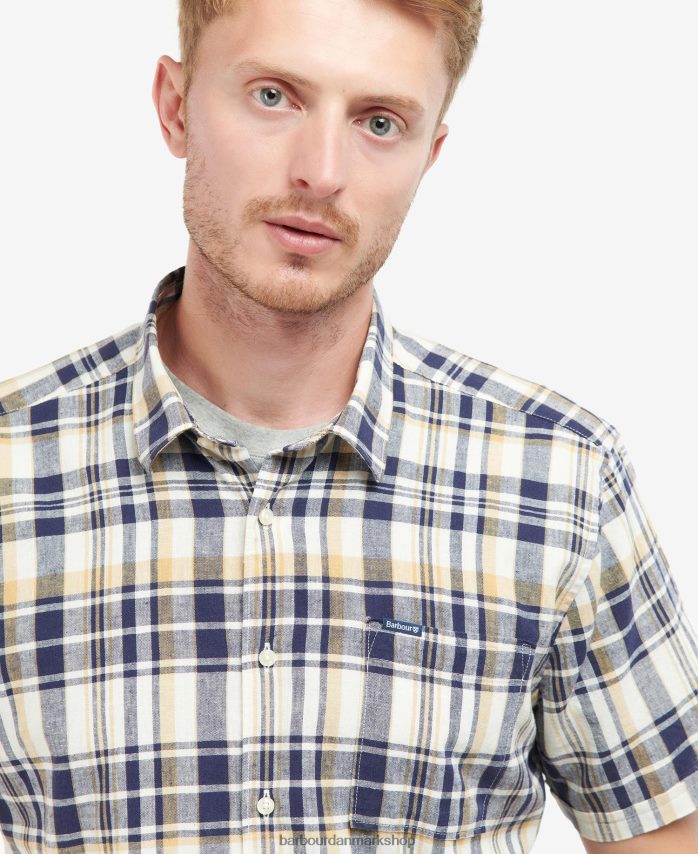 oliven bodmin kortærmet sommerskjorte BR2BR2421 Mænd Barbour tøj