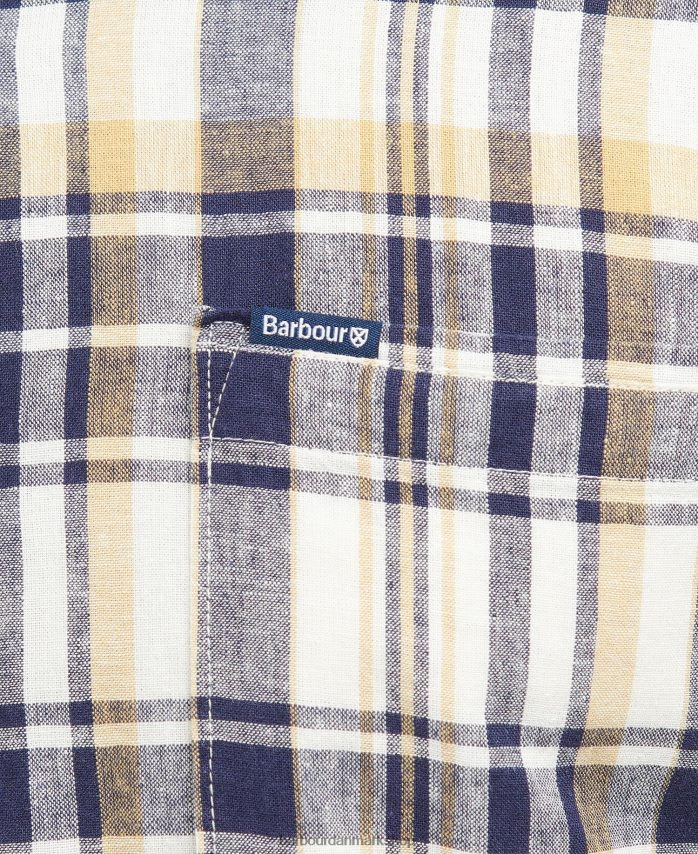 oliven bodmin kortærmet sommerskjorte BR2BR2421 Mænd Barbour tøj