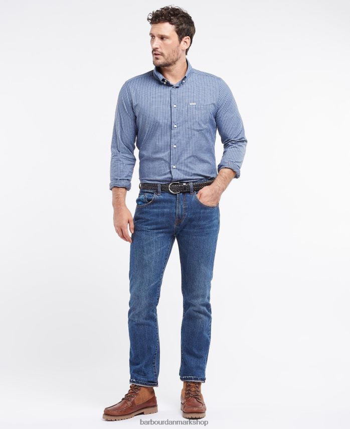 oliven grove performance skjorte BR2BR2367 Mænd Barbour tøj