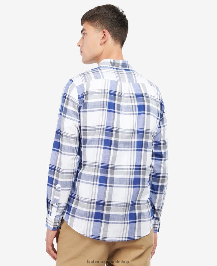 oliven skræddersyet børneskjorte BR2BR2457 Mænd Barbour tøj