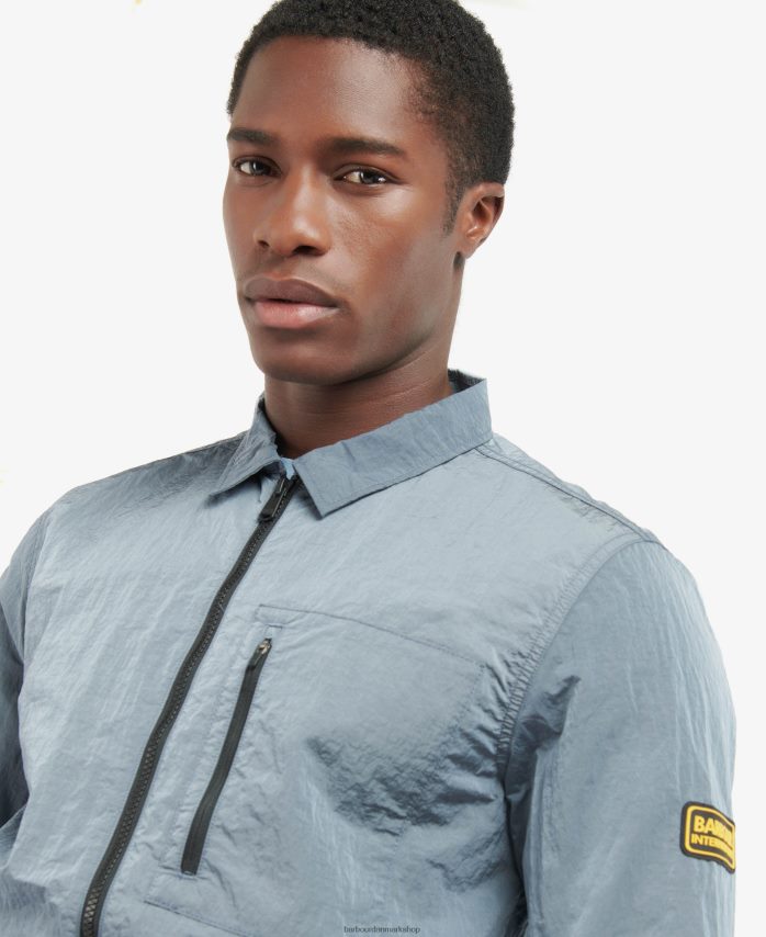 pudder blå dylan nylon overtrøje BR2BR2311 Mænd Barbour tøj