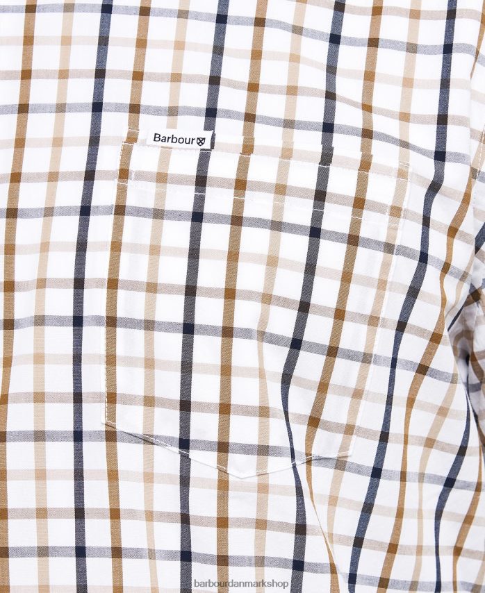 rød eldon skræddersyet skjorte BR2BR2467 Mænd Barbour tøj