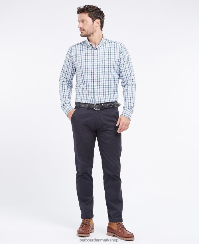 rød hallhill præstationstrøje BR2BR2391 Mænd Barbour tøj