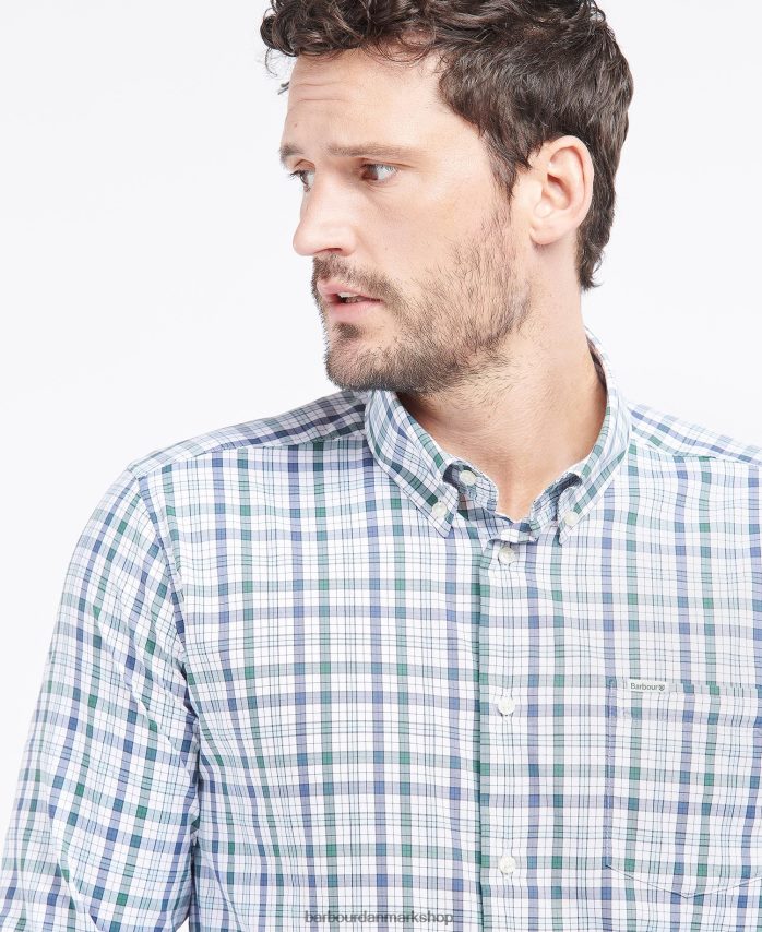 rød hallhill præstationstrøje BR2BR2391 Mænd Barbour tøj