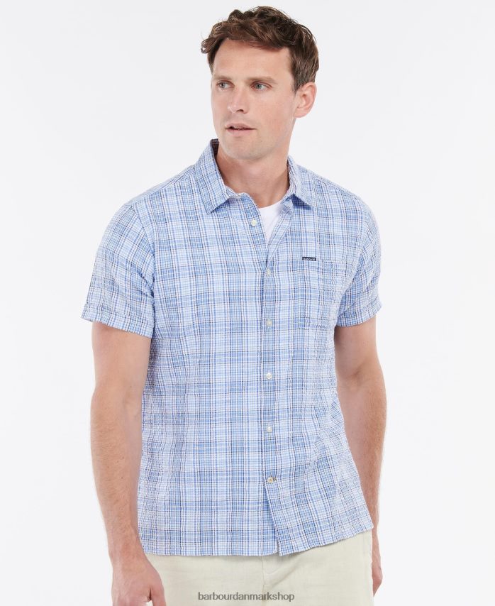 støvet mynte deanhill kortærmet sommerskjorte BR2BR2400 Mænd Barbour tøj