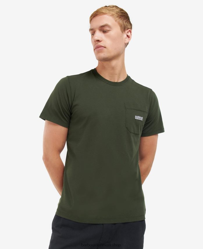 Skov radok lomme t-shirt BR2BR2955 Mænd Barbour tøj