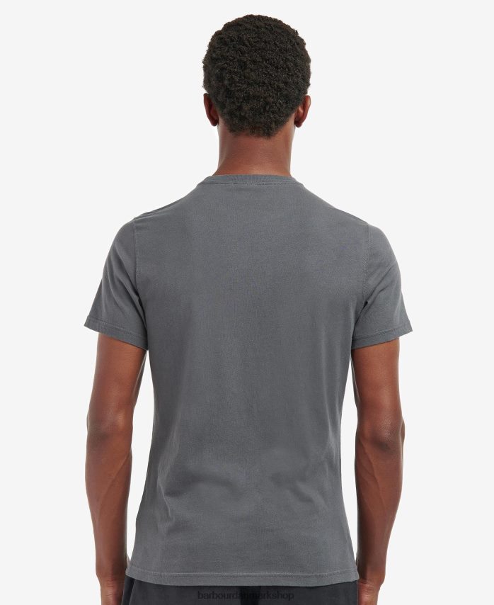 asfalt/amble thurso t-shirt BR2BR2831 Mænd Barbour tøj