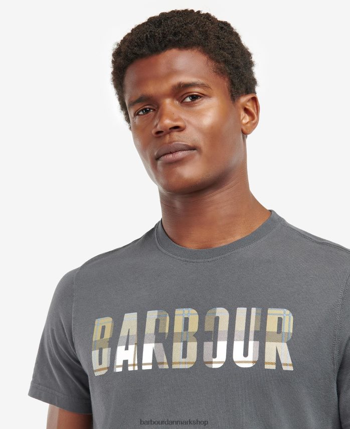 asfalt/amble thurso t-shirt BR2BR2831 Mænd Barbour tøj
