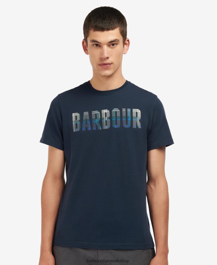 asfalt/amble thurso t-shirt BR2BR2908 Mænd Barbour tøj