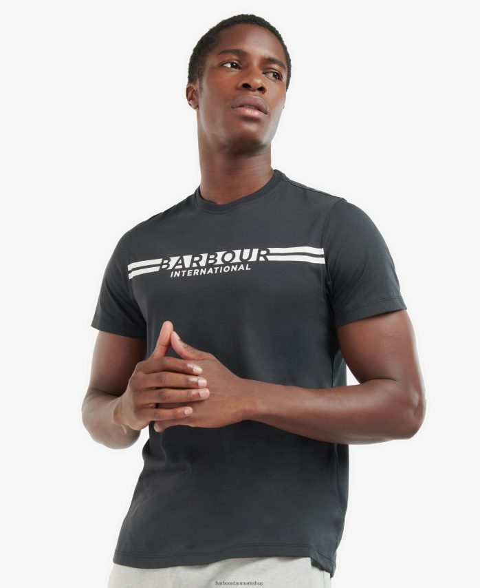 blæk oscar t-shirt BR2BR2816 Mænd Barbour tøj