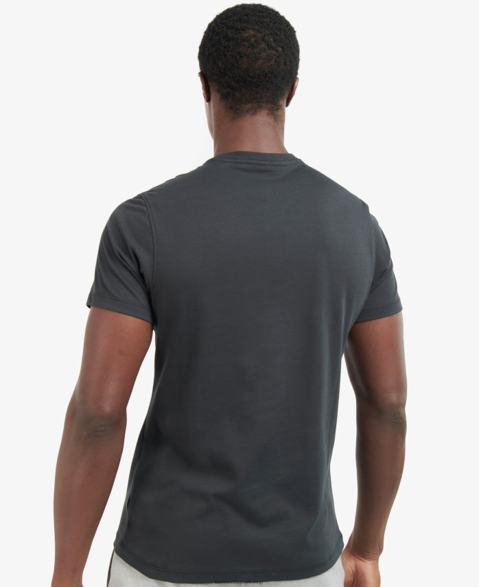 blæk oscar t-shirt BR2BR2816 Mænd Barbour tøj