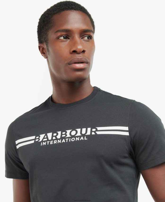 blæk oscar t-shirt BR2BR2816 Mænd Barbour tøj