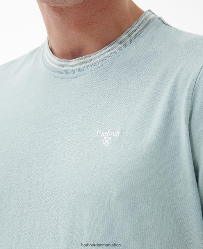 blå kridt austwick t-shirt BR2BR2797 Mænd Barbour tøj