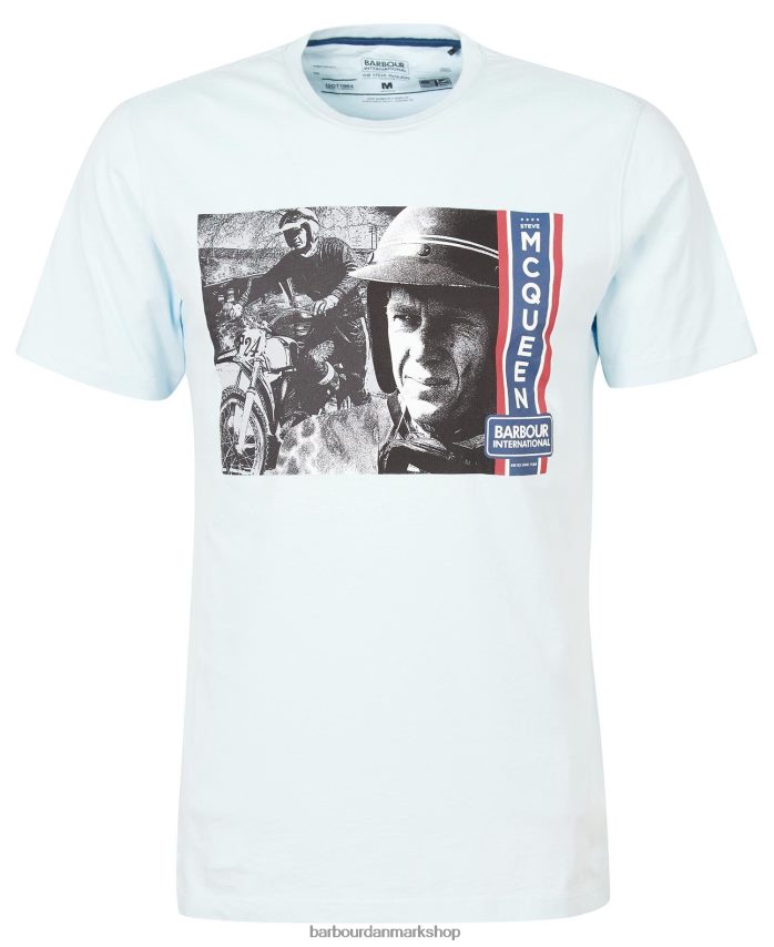 bleg himmel harris grafisk t-shirt BR2BR2966 Mænd Barbour tøj