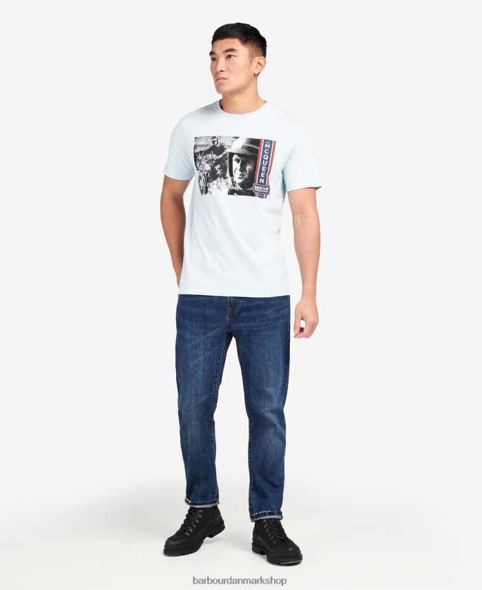 bleg himmel harris grafisk t-shirt BR2BR2966 Mænd Barbour tøj