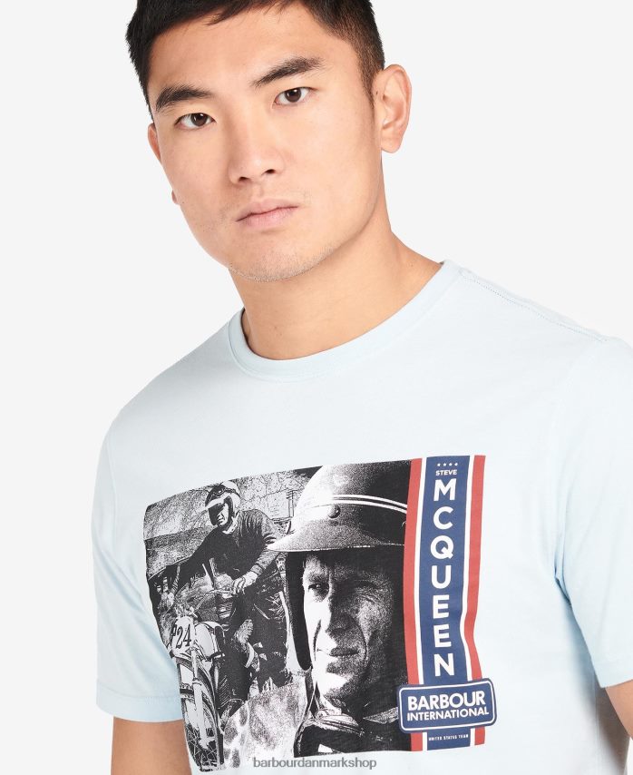 bleg himmel harris grafisk t-shirt BR2BR2966 Mænd Barbour tøj