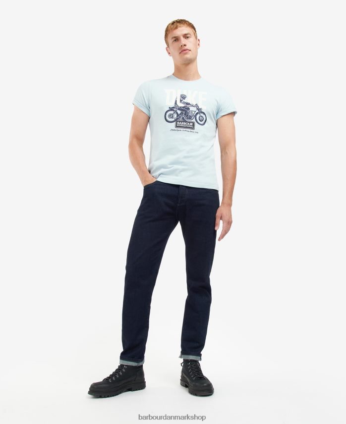 bleg himmel sparsommelig t-shirt med grafisk tryk BR2BR2841 Mænd Barbour tøj