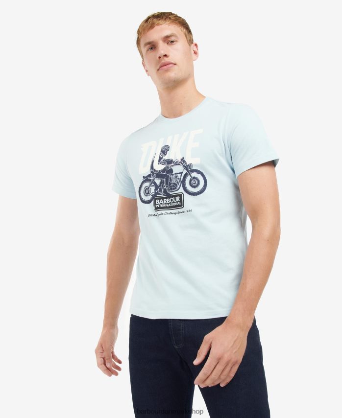 bleg himmel sparsommelig t-shirt med grafisk tryk BR2BR2841 Mænd Barbour tøj