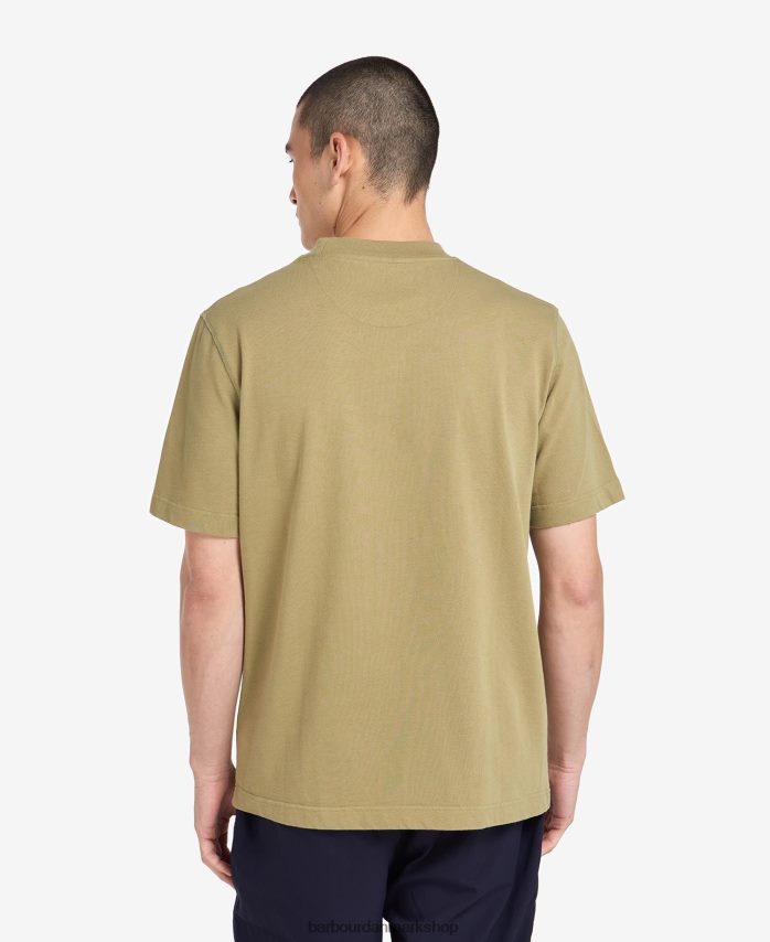 bleget oliven williams lomme t-shirt BR2BR2960 Mænd Barbour tøj