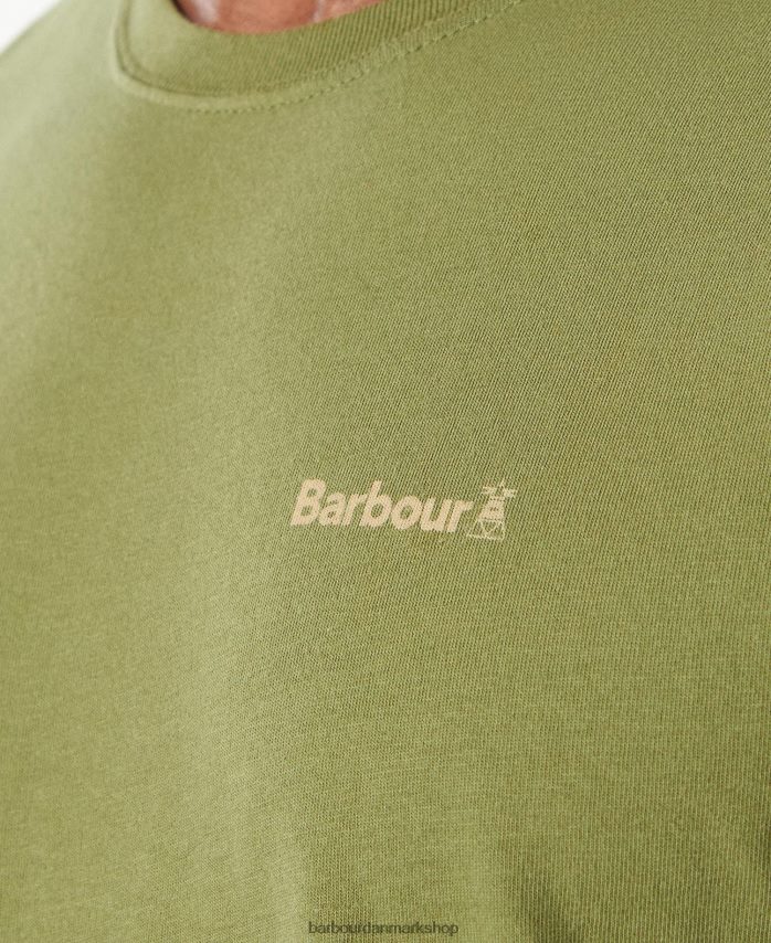 brændt oliven kentrigg t-shirt BR2BR2752 Mænd Barbour tøj