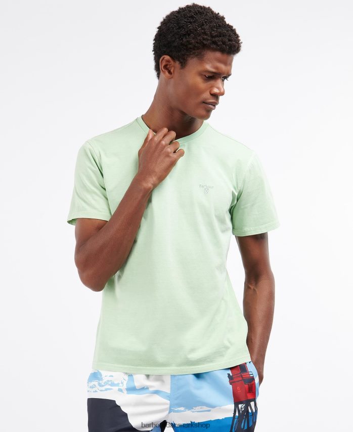 himmel farvet t-shirt BR2BR2800 Mænd Barbour tøj