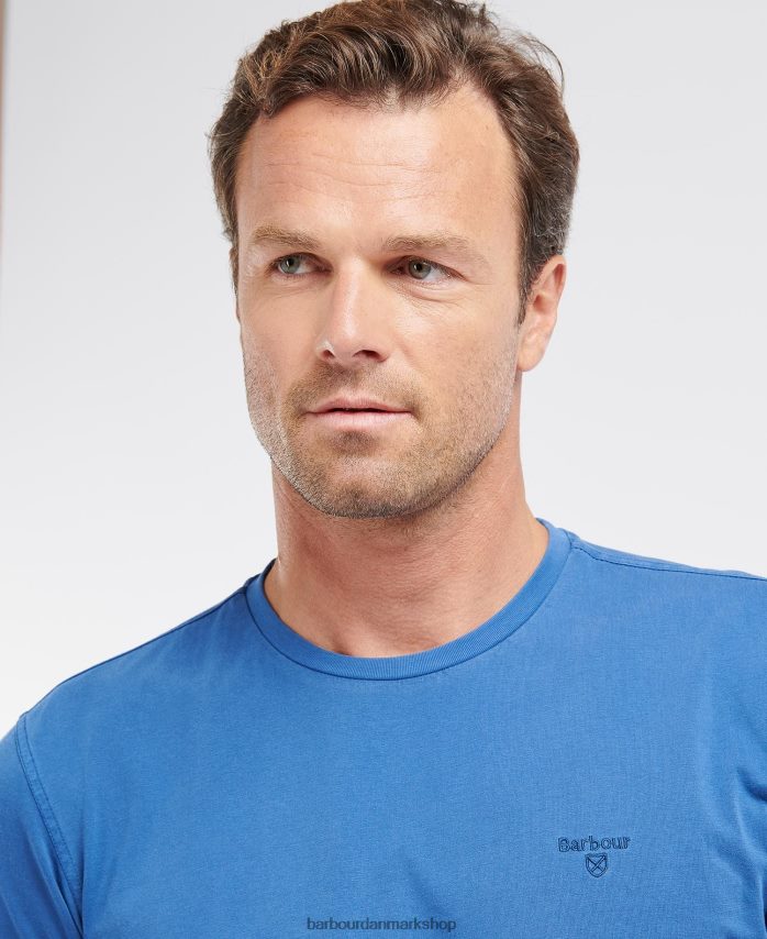 himmel farvet t-shirt BR2BR2862 Mænd Barbour tøj