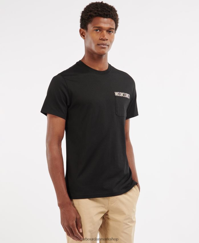 hvid slidlomme t-shirt BR2BR2857 Mænd Barbour tøj