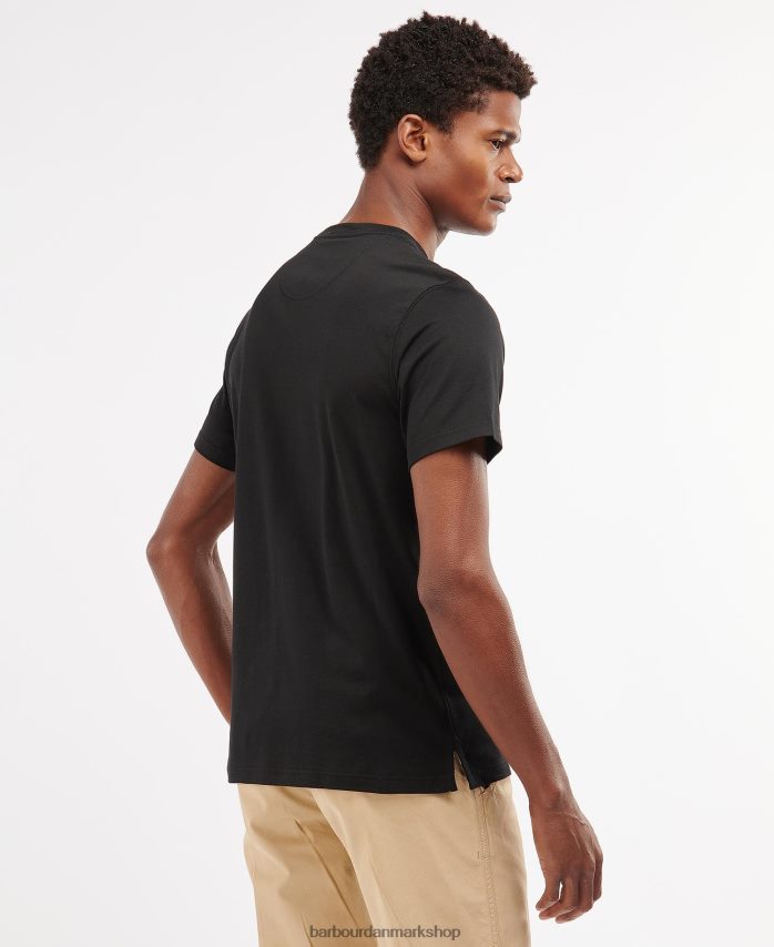 hvid slidlomme t-shirt BR2BR2857 Mænd Barbour tøj