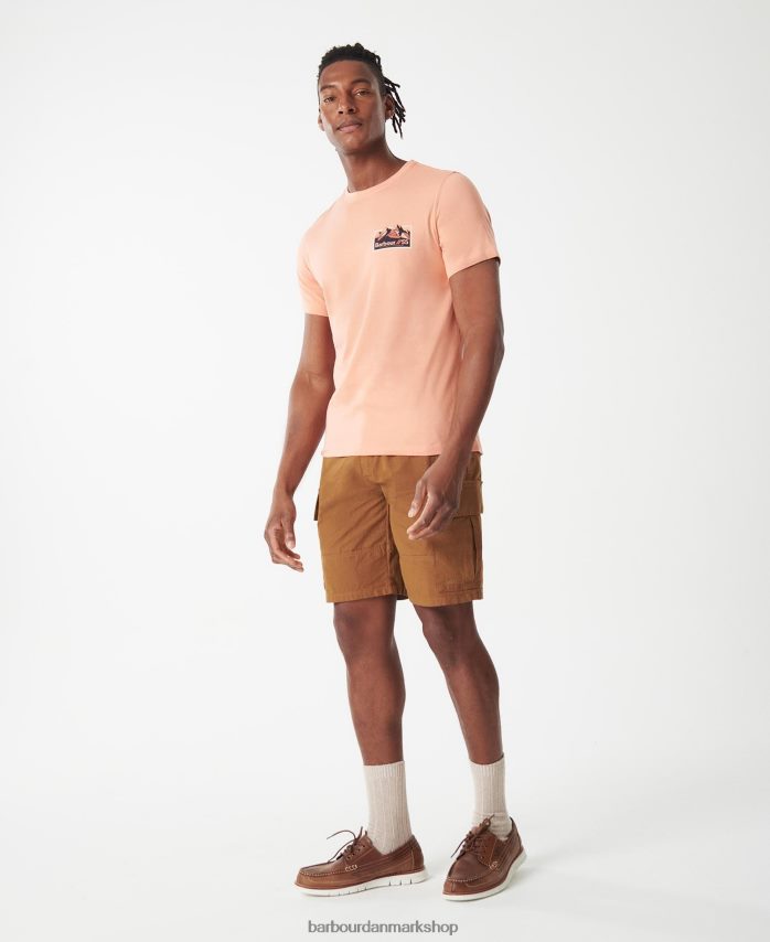 hviske hvid glason t-shirt BR2BR2783 Mænd Barbour tøj