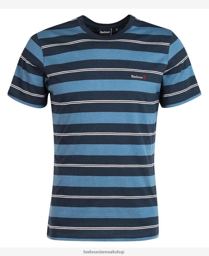 hviske hvid kendray stribet t-shirt BR2BR2819 Mænd Barbour tøj