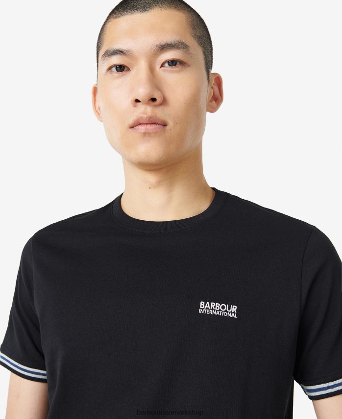 hviske hvid momenttippet t-shirt BR2BR2865 Mænd Barbour tøj