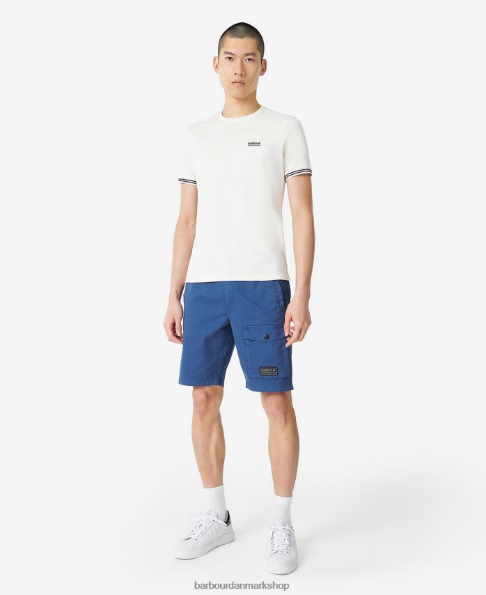 hviske hvid momenttippet t-shirt BR2BR2894 Mænd Barbour tøj