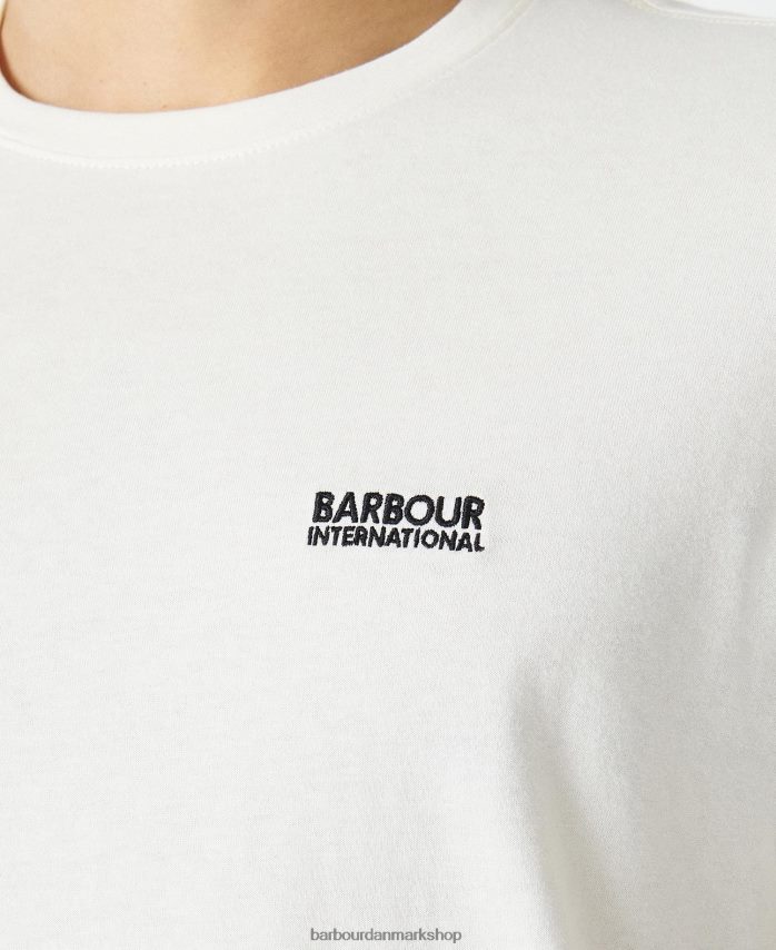 hviske hvid momenttippet t-shirt BR2BR2894 Mænd Barbour tøj