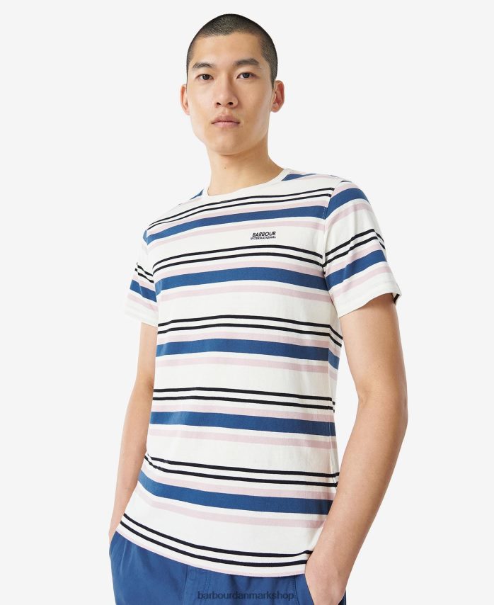 hviske hvid norwood t-shirt BR2BR2780 Mænd Barbour tøj