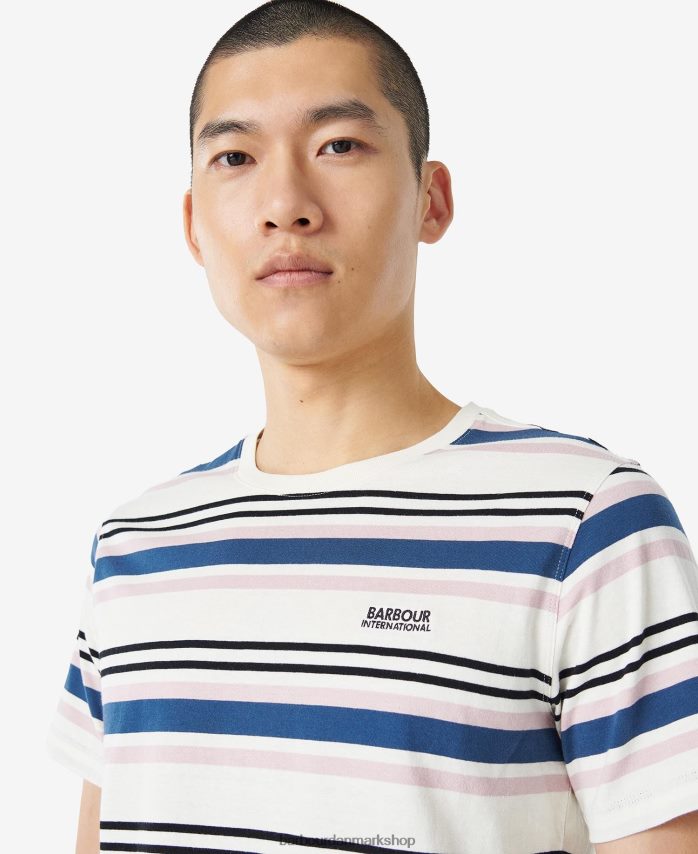 hviske hvid norwood t-shirt BR2BR2780 Mænd Barbour tøj