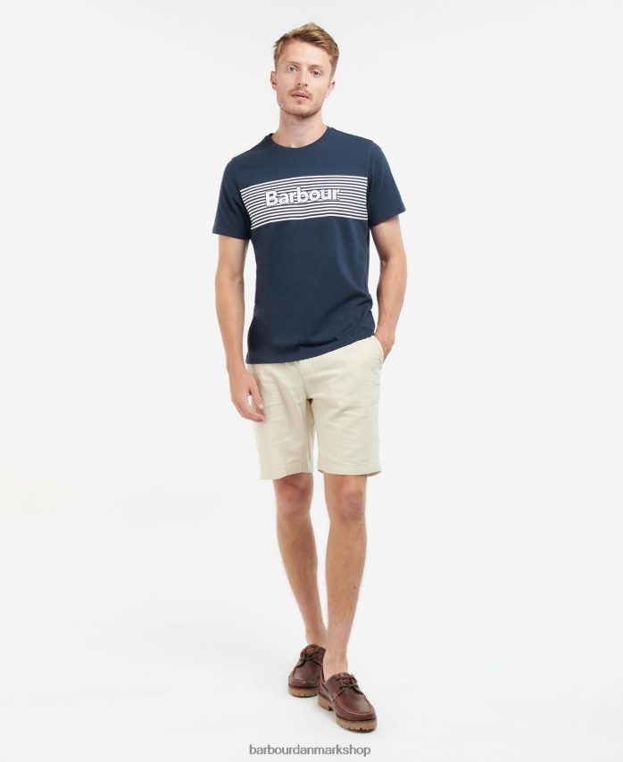 klassisk flåde coundon grafisk t-shirt BR2BR2856 Mænd Barbour tøj